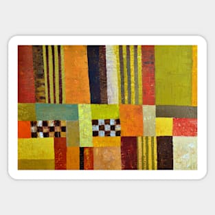 Color and Pattern Abstract Sticker